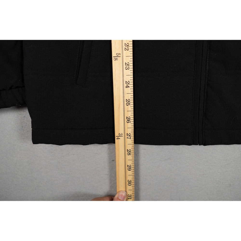 TravisMathew Mens Full Zip Mock Neck Quilted Jacket Black Size S Golf Outerwear image 6